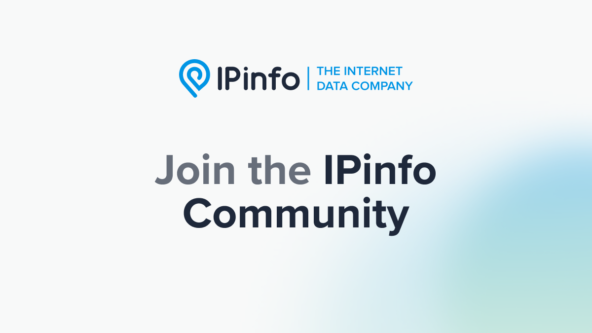 Ips Community Join the IPinfo Community | IPinfo.io